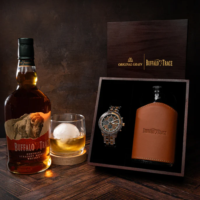 Buffalo Trace Silver Barrel Chronograph